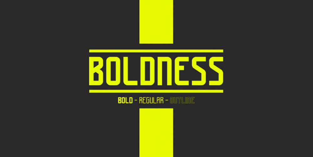 Boldness Free Font