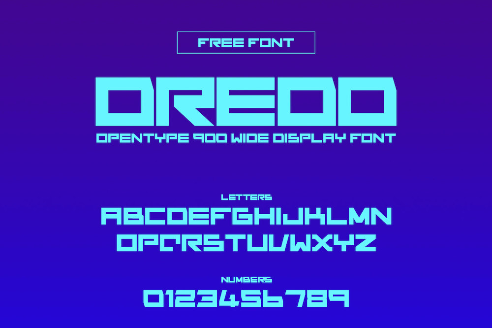 Dredd - Free Futuristic Font