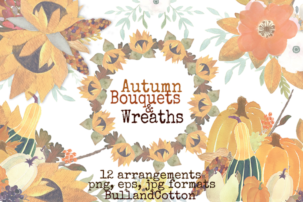 Autumn Bouquets & Wreaths