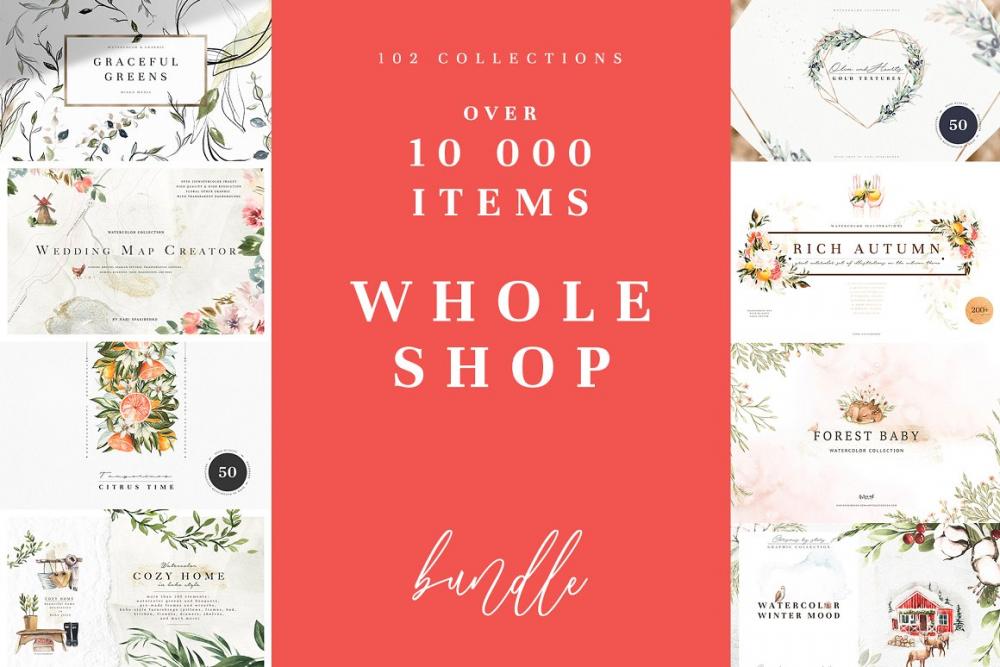10,000 Item Whole Shop Bundle