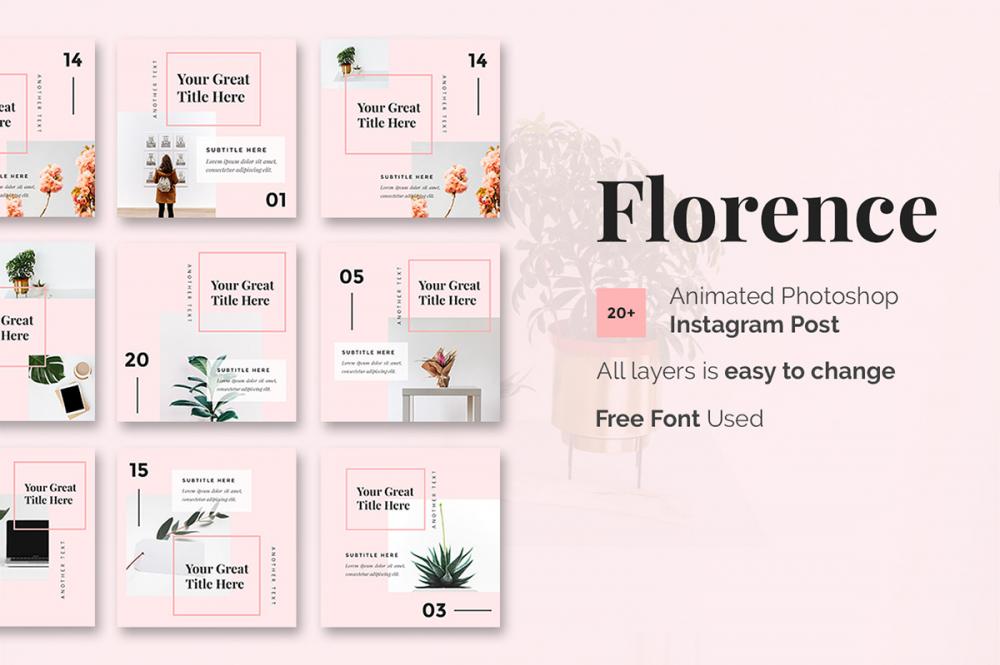 Florence - Free IG Post Templates