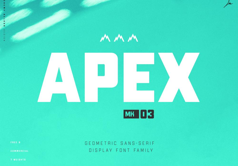 APEX Mk3 Free Font