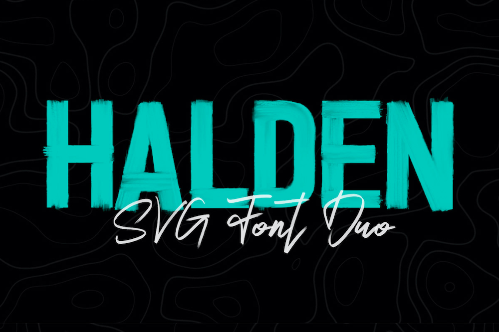Halden Free Font Duo