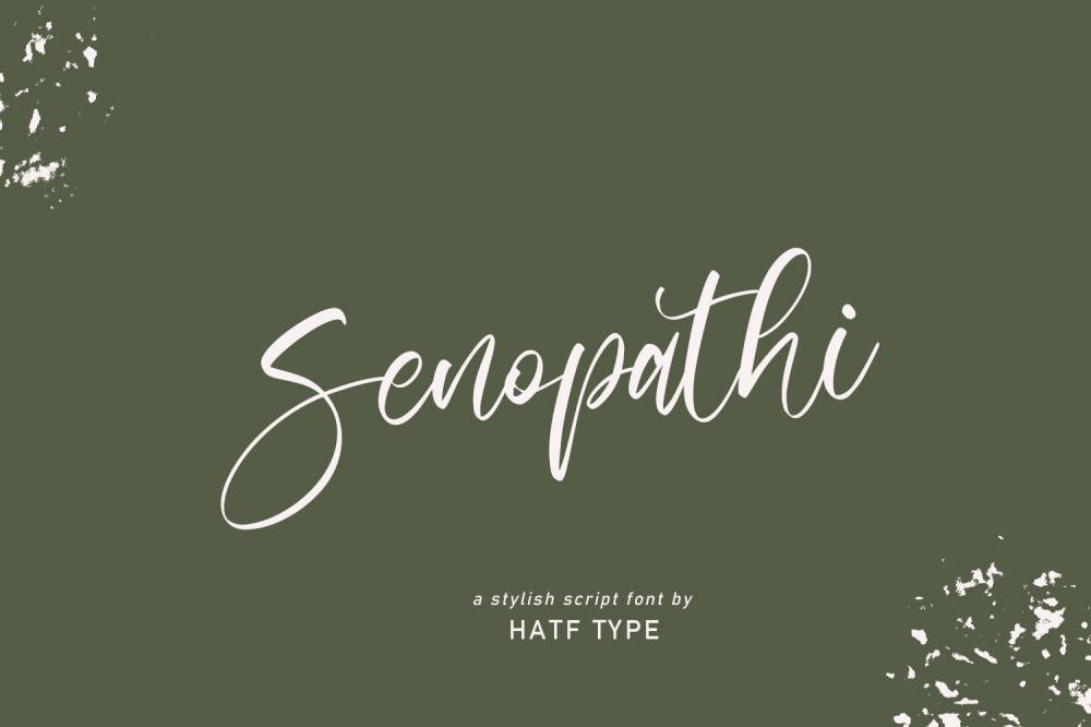 Senopathi - Free Script Font