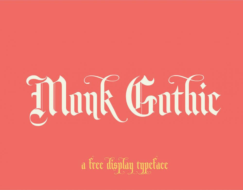 Monk Gothic - Free Font