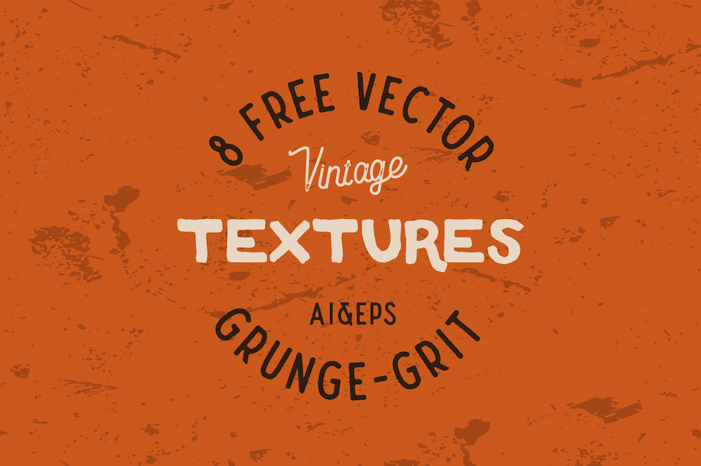 8 Free Vector Vintage Textures
