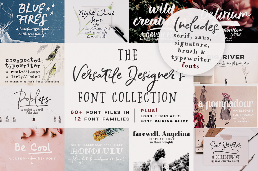 The Versatile Designer's Font Bundle