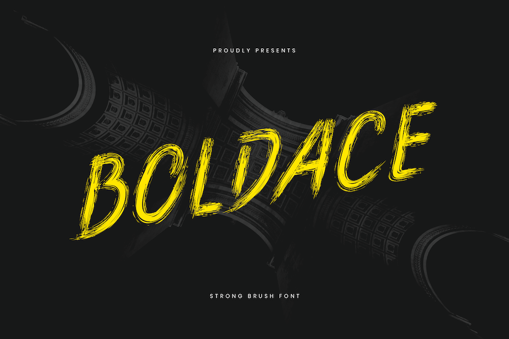 Boldace - Free Brush Font