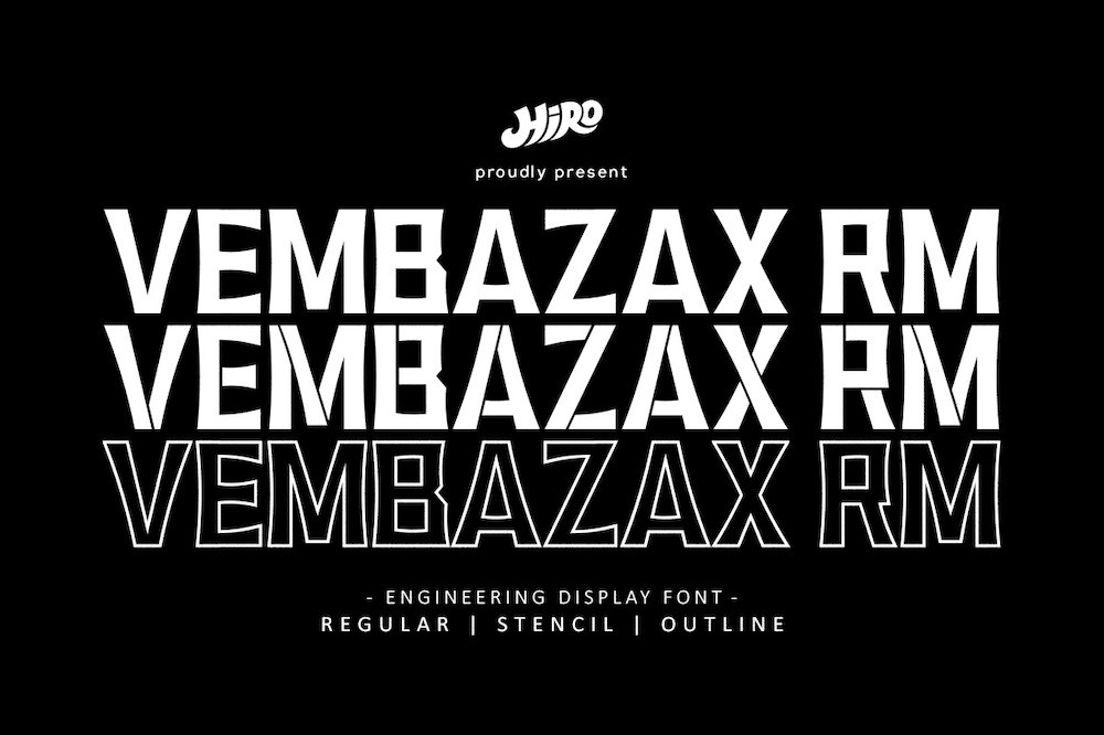 Vembazax RM - Free Font