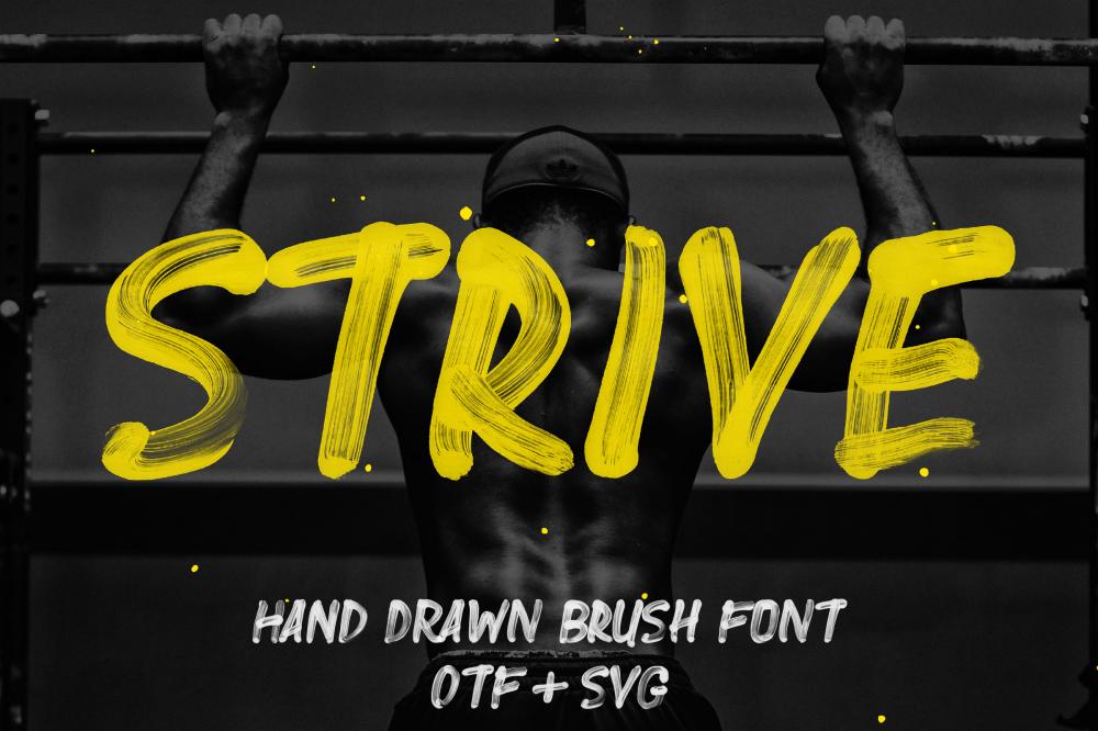 Strive - Free SVG Font
