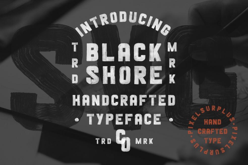 Blackshore - Free SVG Font