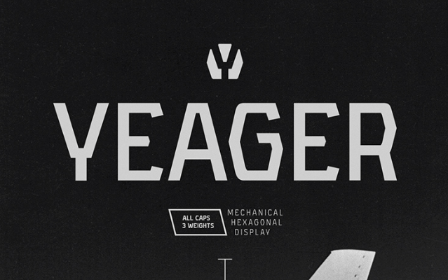 Yeager - Free Font