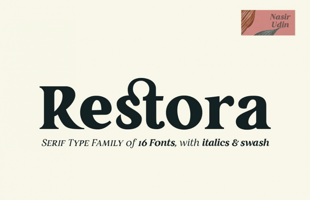 Restora - Free Font