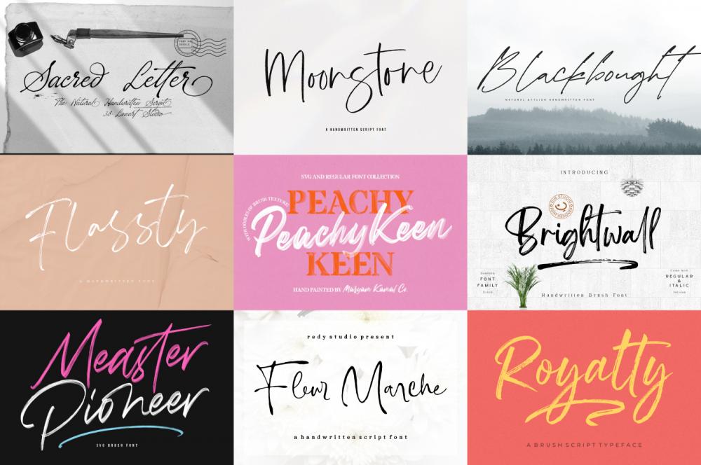 video: New Free Bold Display Font + The Natural Script Font Bundle ...